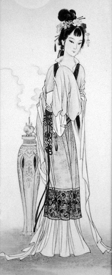 Die Anmut - asiatisches Maedchen